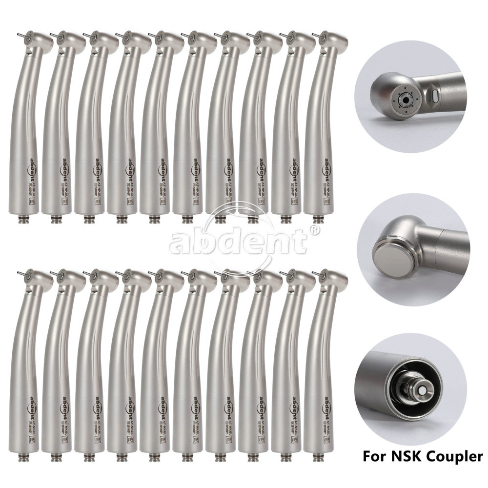 Abdent Dental LED Fiber Optic Handpiece 4 Water Spray Fit NSK LN / KAVO Multiflex