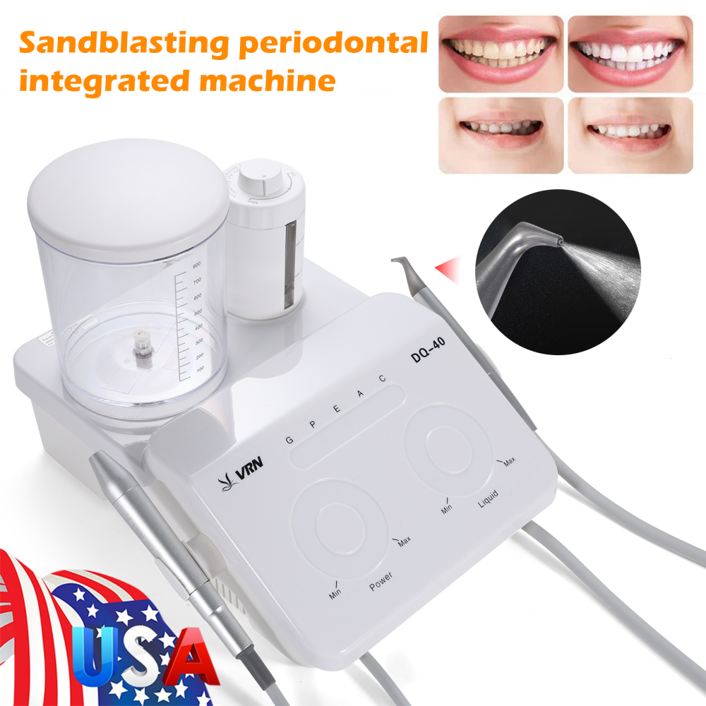 VRN DQ-40 Dental Ultrasonic Scaler+Air Polisher 2in 1 Ultrasonic Therapy System