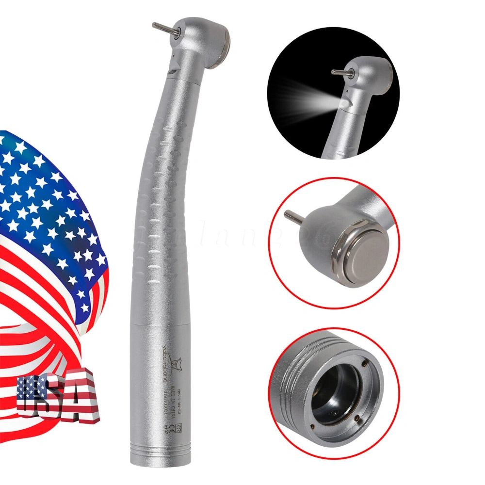 YABANGBANG Dental Fiber Optic LED High Speed Handpiece /+LED Quick Coupler 4H/6H