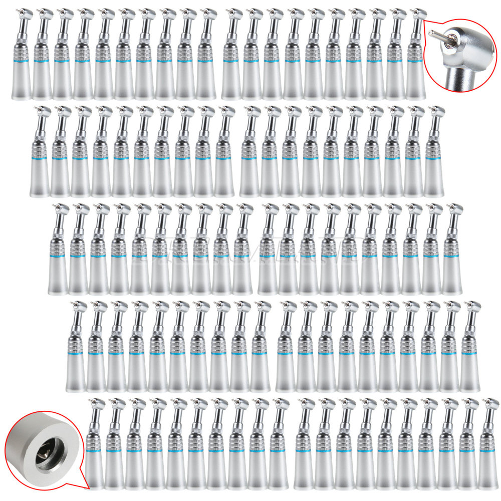 Dental Push Button Contra Angle Slow Low Speed Handpiece fit 1.6mm FG burs