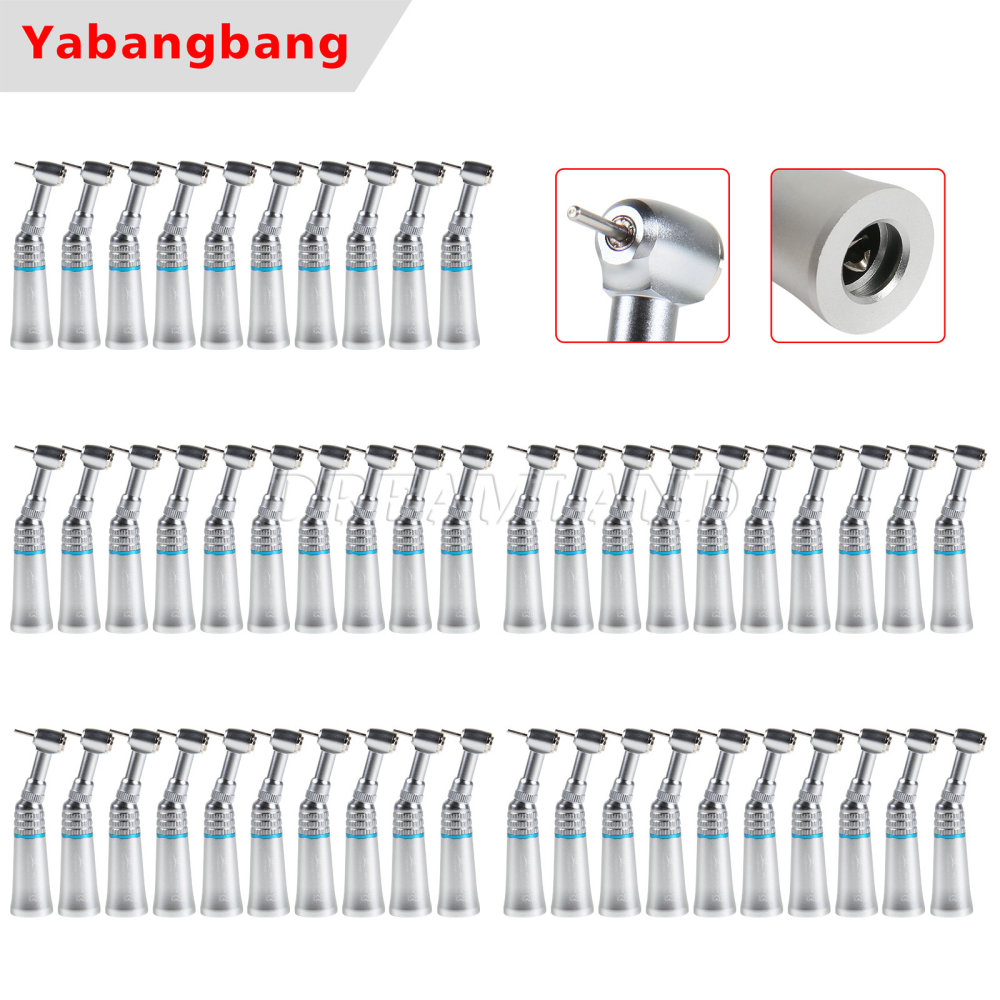 Dental Push Button Contra Angle Slow Low Speed Handpiece fit 1.6mm FG burs