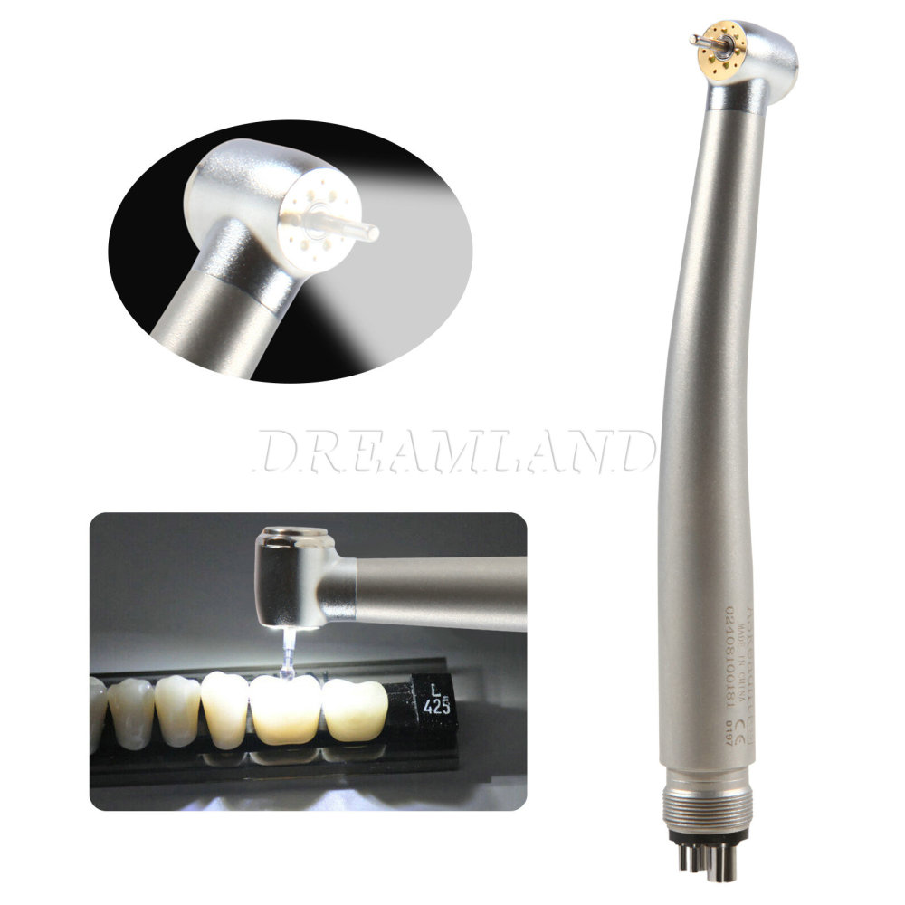 10pcs Dental E-generator Shadowless 6 LED High Speed Handpiece 6 Way Sprays 4 Hole