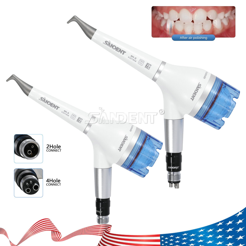 Dental Air Flow Teeth Polishing Polisher Handpiece Hygiene Prophy Jet 4 hole/2 hole quick coupler