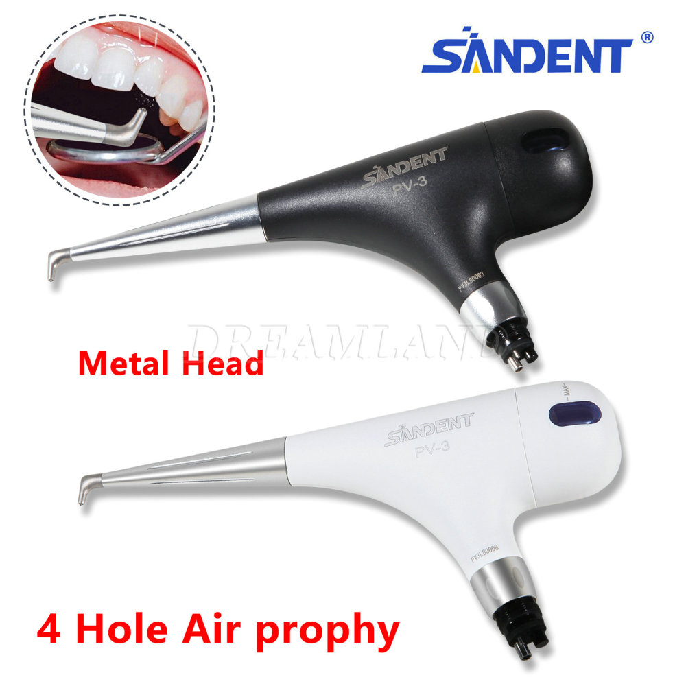 Dental 4 Hole Air Prophy Flow Teeth Polishing Polisher Handpiece Hygiene