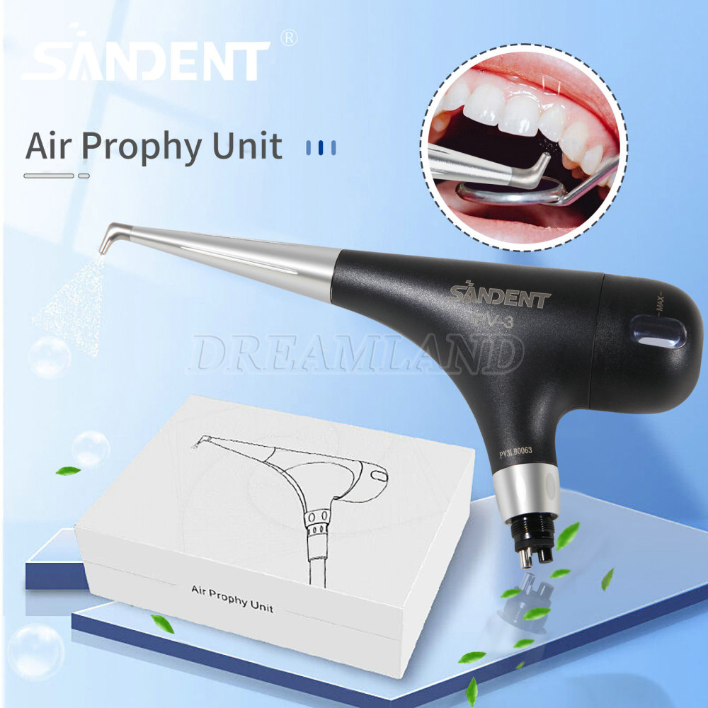 Dental 4 Hole Air Prophy Flow Teeth Polishing Polisher Handpiece Hygiene