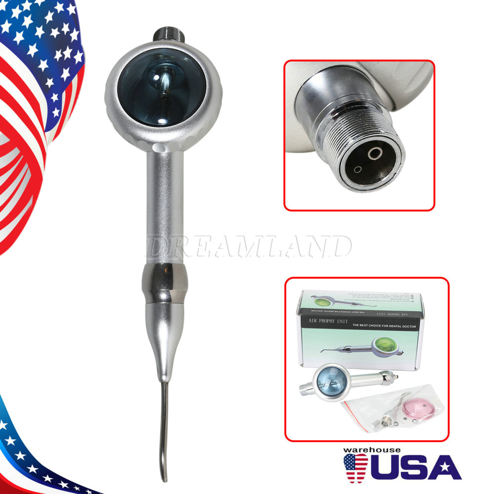 Dental Air Flow Teeth Polishing Polisher Handpiece Hygiene Prophy Jet 2/4Hole