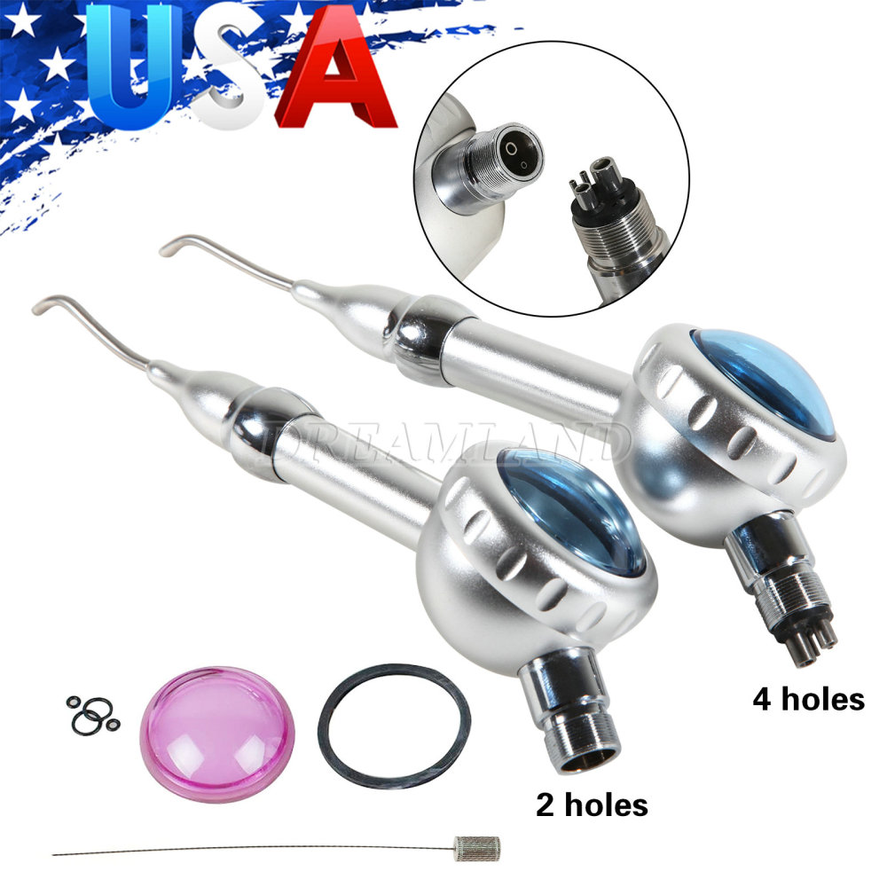 Dental Air Polisher Teeth Polishing Handpiece Airflow Prophy Spary Jet 4 Hole