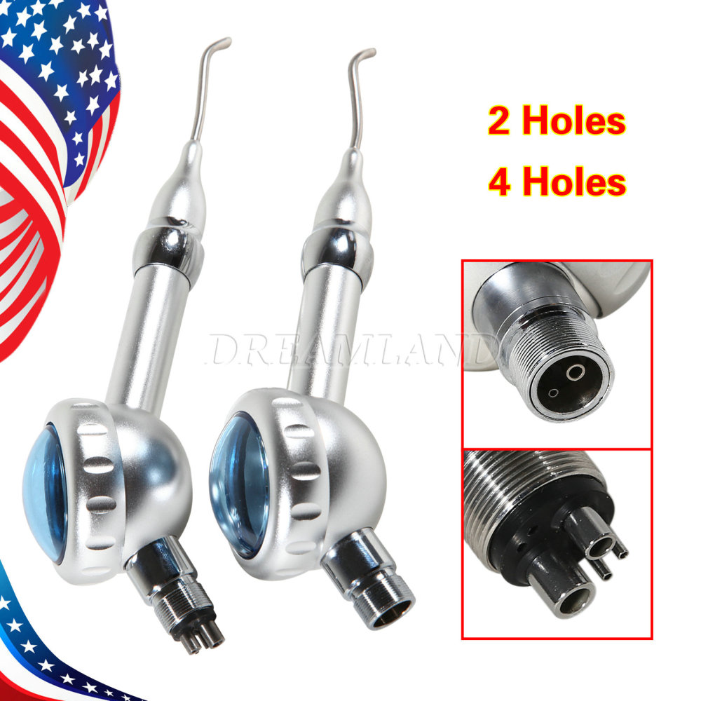 Dental Air Flow Teeth Polishing Polisher Handpiece Hygiene Prophy Jet 2/4Hole