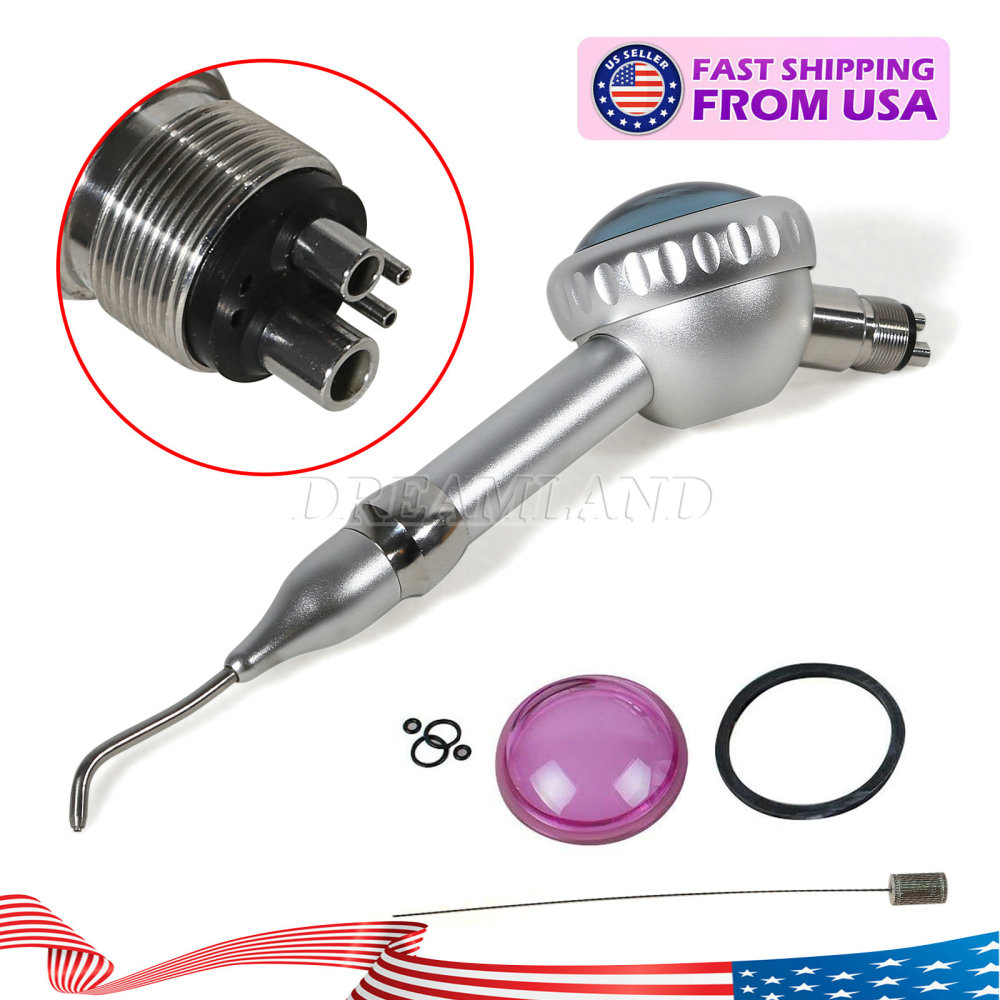Dental Air Polisher Teeth Polishing Handpiece Airflow Prophy Spary Jet 4 Hole