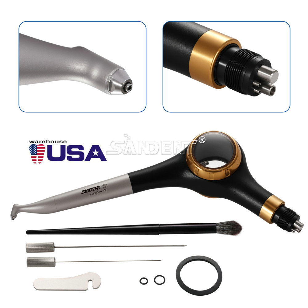 Dental Air Polisher Supragingival Air prophy Polishing Handpiece SANDENT