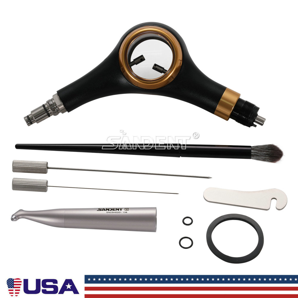 Dental Air Polisher Supragingival Air prophy Polishing Handpiece SANDENT