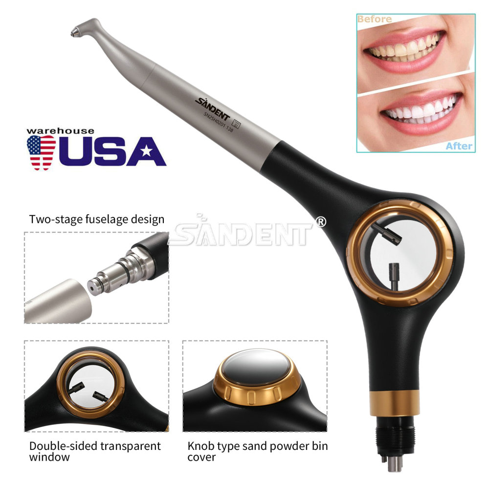 Dental Air Polisher Supragingival Air prophy Polishing Handpiece SANDENT