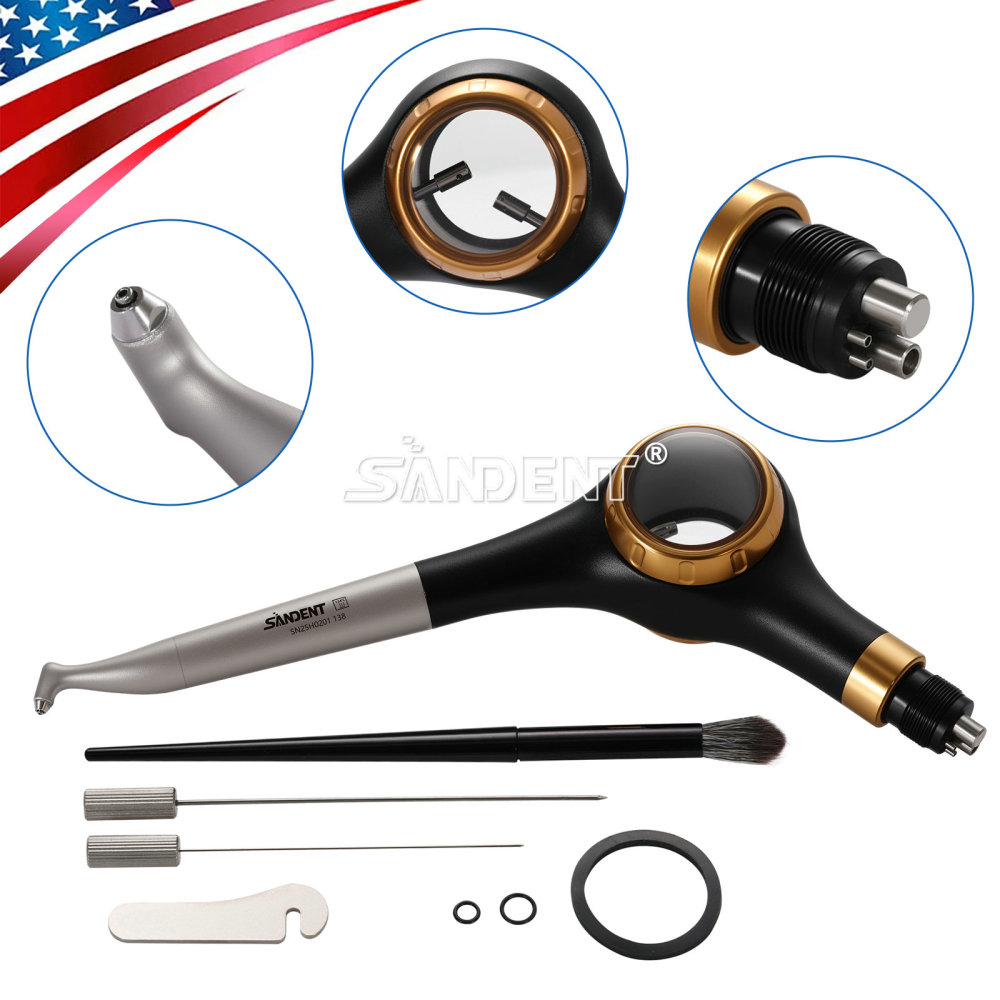 Dental Air Polisher Supragingival Air prophy Polishing Handpiece SANDENT