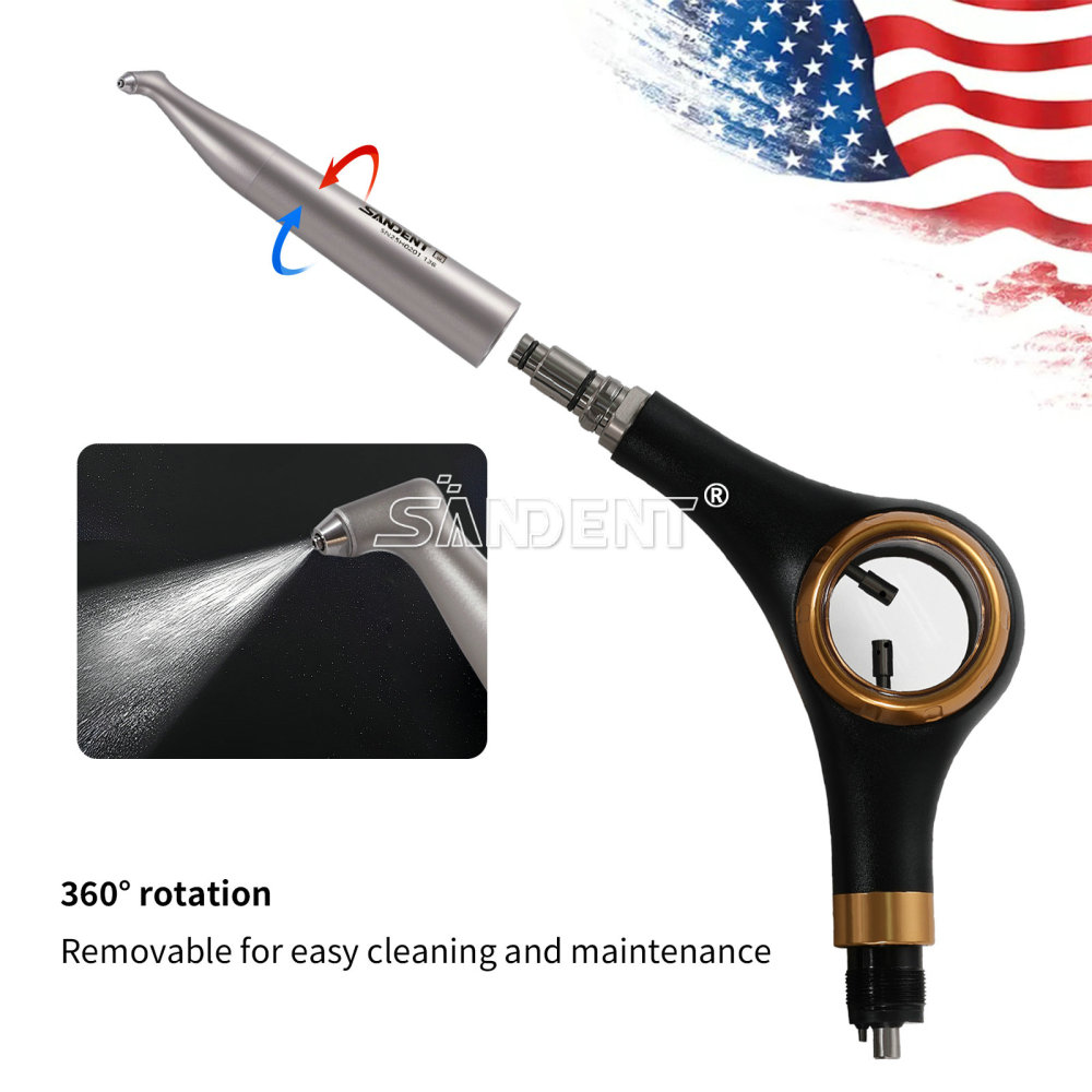 Dental Air Polisher Supragingival Air prophy Polishing Handpiece SANDENT