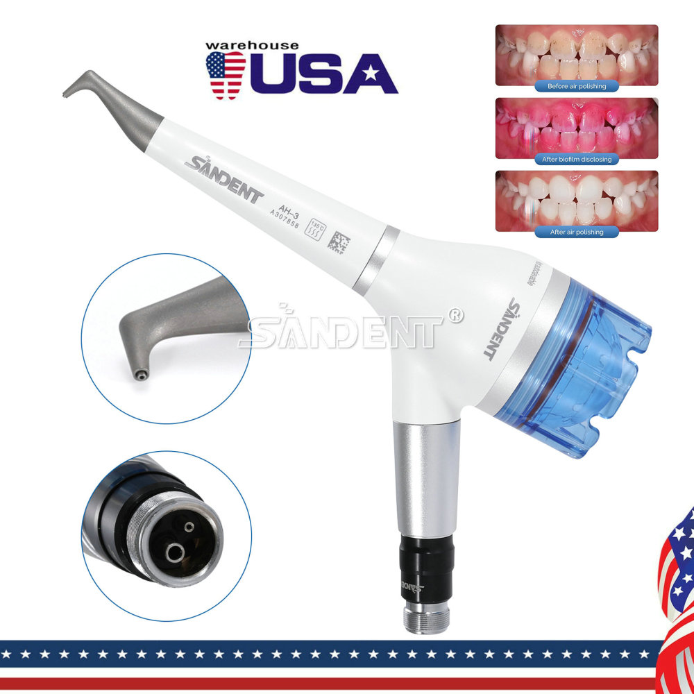 Dental Air Flow Teeth Polishing Polisher Handpiece Hygiene Prophy Jet 4 hole/2 hole quick coupler