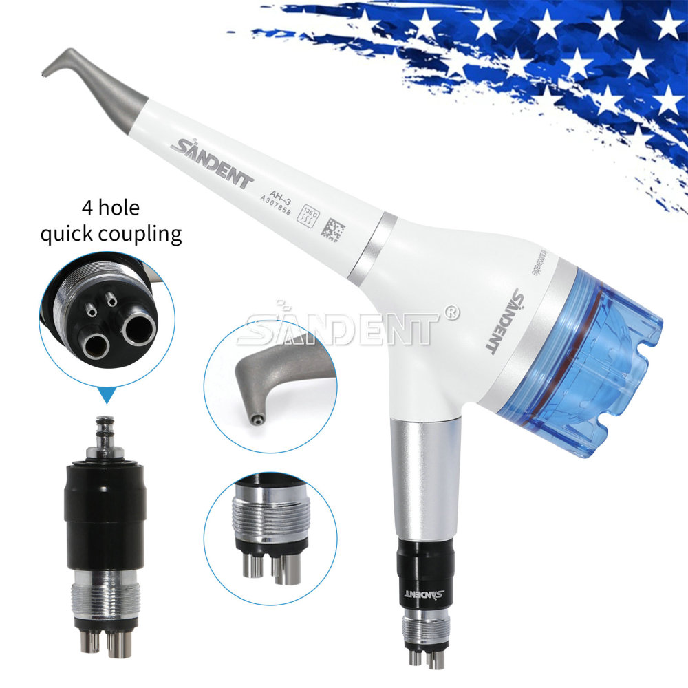 Dental Air Flow Teeth Polishing Polisher Handpiece Hygiene Prophy Jet 4 hole/2 hole quick coupler