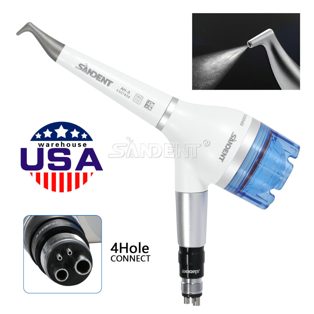Dental Air Flow Teeth Polishing Polisher Handpiece Hygiene Prophy Jet 4 hole/2 hole quick coupler