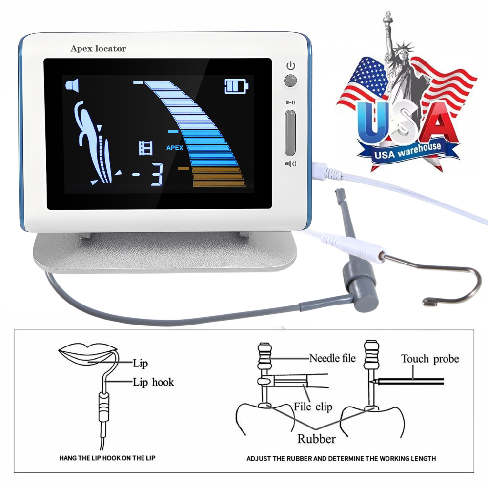 Woodpecker Style Dental Endodontic Apex Locator 4.5"LCD Root Canal Finder