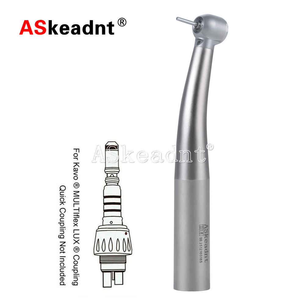 AS Dental High Speed Handpiece Fiber Optic Turbine Ceramic bearingFor KaVo Multiflex Coupler 4/6 Hole