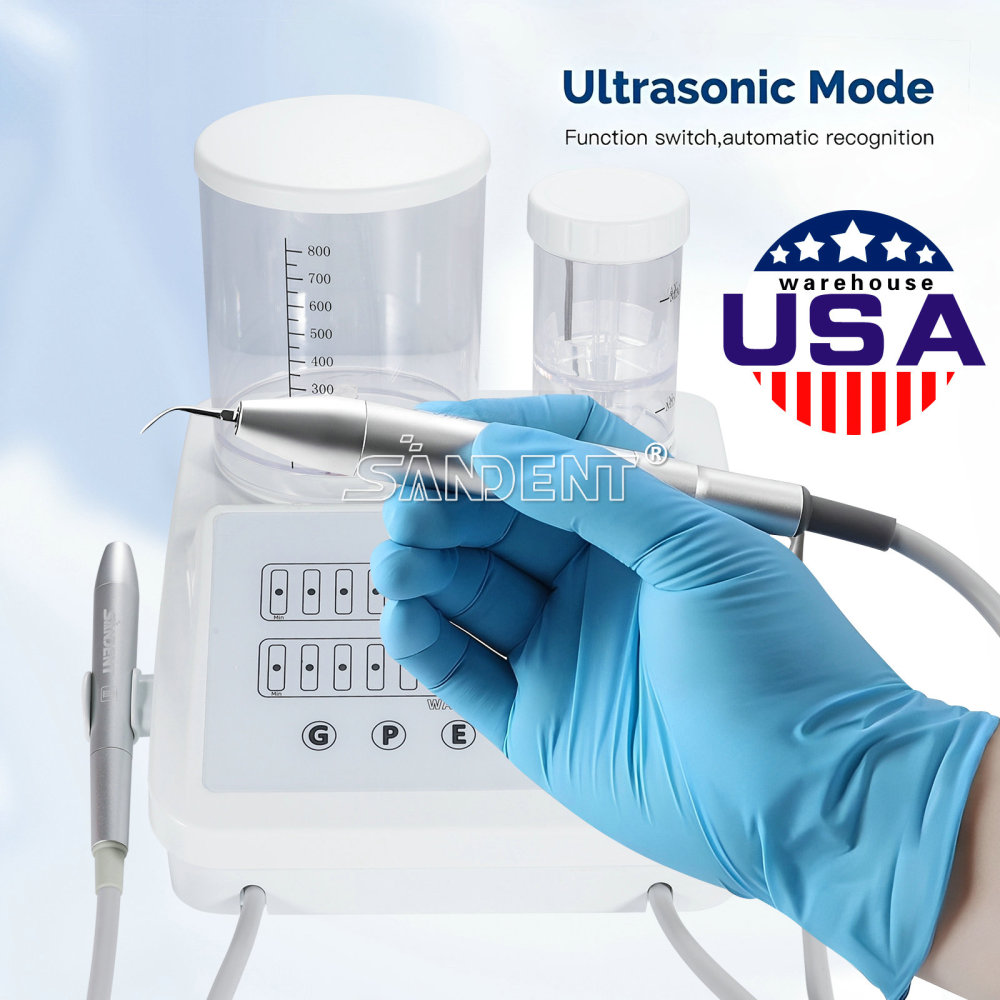 DT 2in1 Perio Therapy System Dental Ultrasonic Scaler Air Polisher Sandblasting Unit