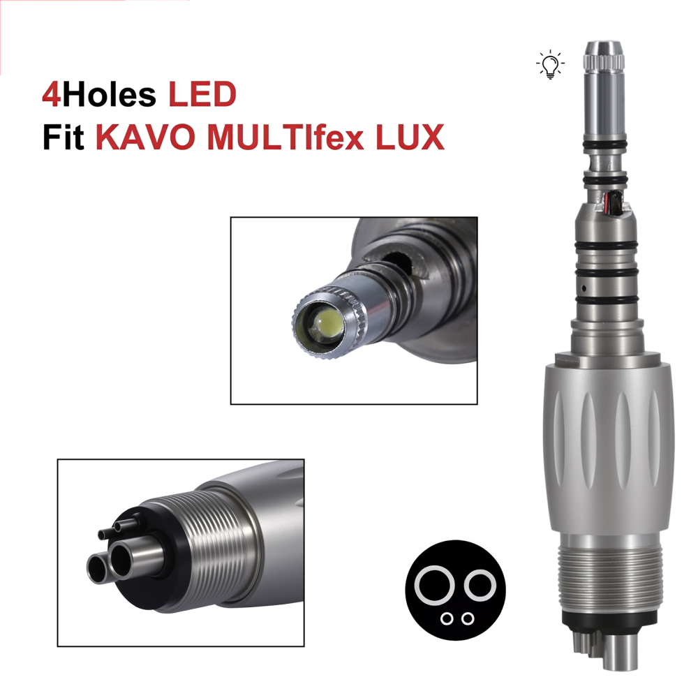 Dental High Speed Handpiece Fiber Optic Turbine Ceramic bearing For KaVo Multiflex Coupler 4/6 Hole