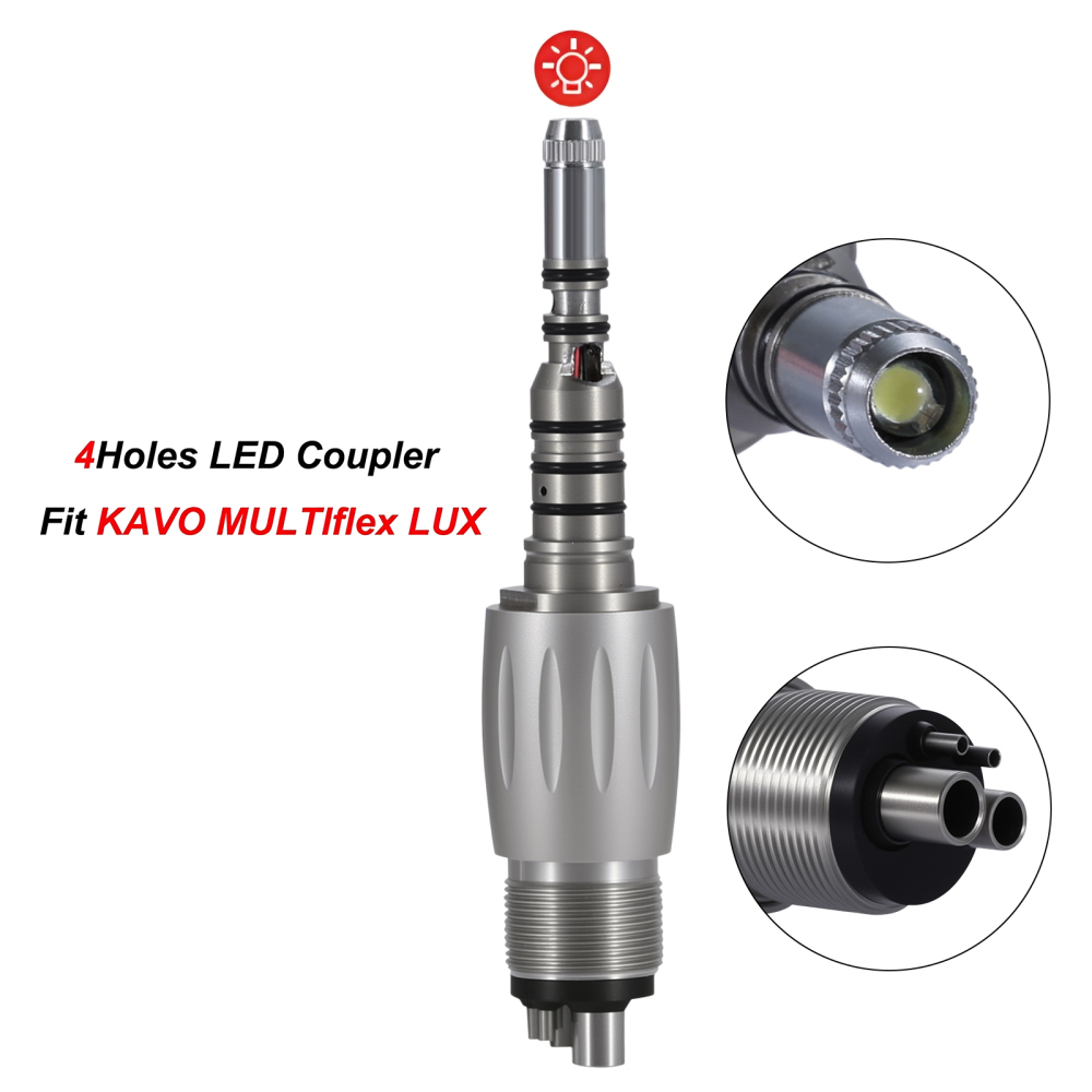 Dental High Speed Handpiece Fiber Optic Turbine Ceramic bearing For KaVo Multiflex Coupler 4/6 Hole