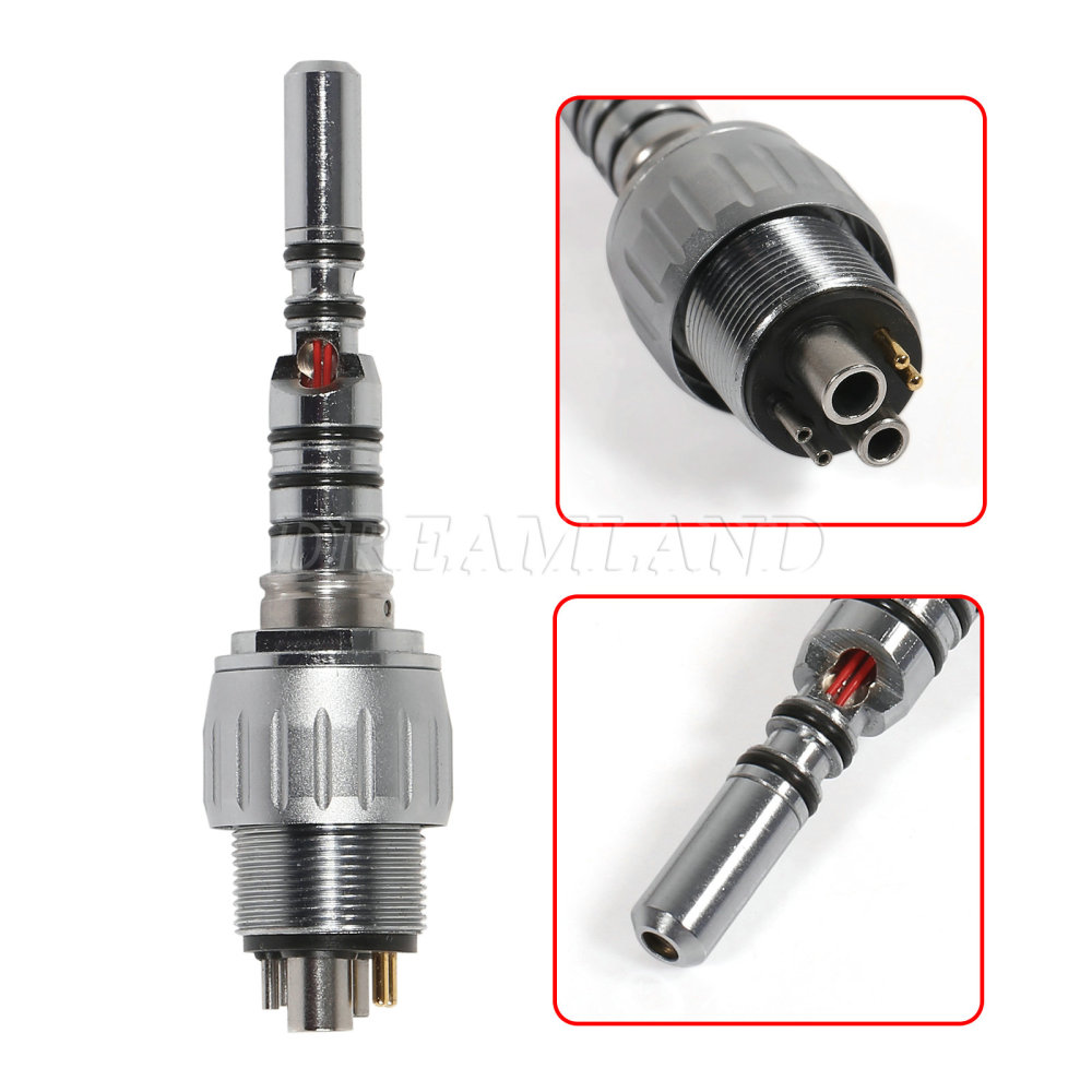 Dental High Speed Handpiece Fiber Optic Turbine Ceramic bearing For KaVo Multiflex Coupler 4/6 Hole