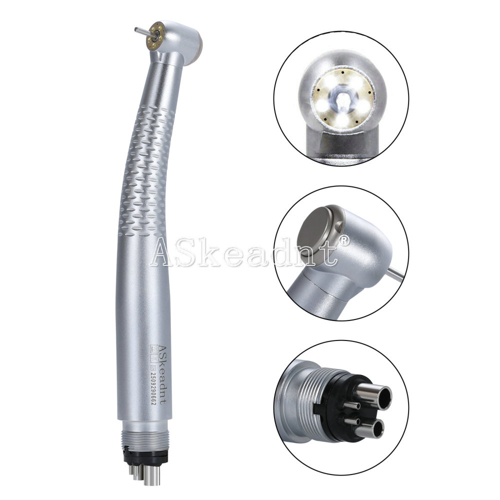 AS Dental Shadowless E-generator LED 5 Lamp High Speed Handpiece 2/4 Hole