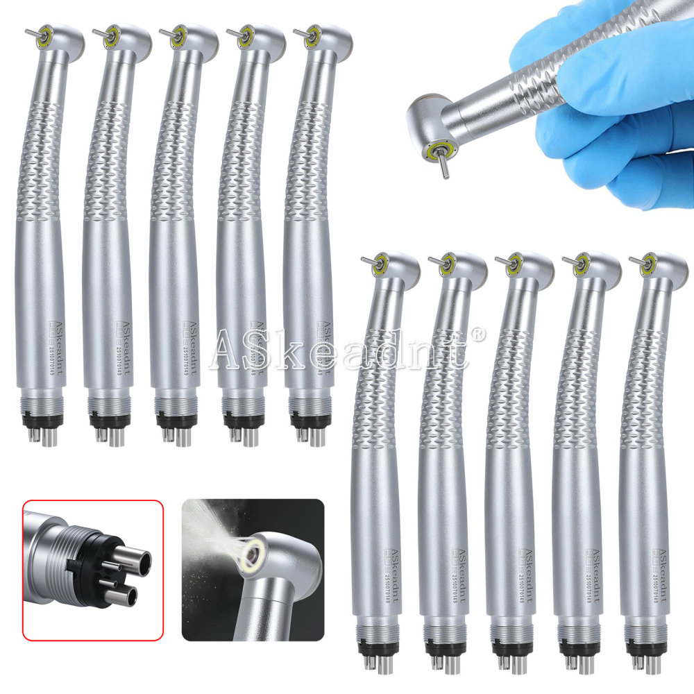 Dental Ring LED High Speed Handpiece E-Generator Shadowless 5 Spray 4 Hole/2Hole