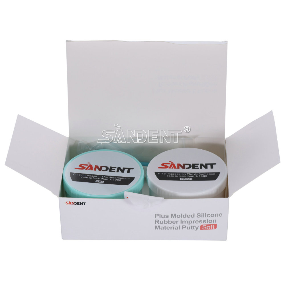 Heavy Body Type 0/LightType 3 Dental Silicone Impression Material Base+Catalyst