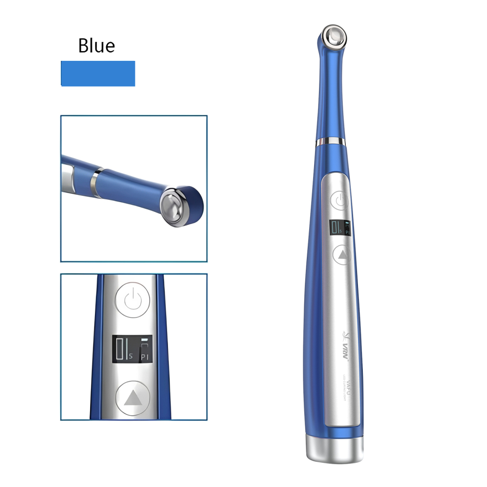 VAFU Dental Cordless LED Curing Light Lamp 1 Second Resin Cure Lamp 3200mW/cm²