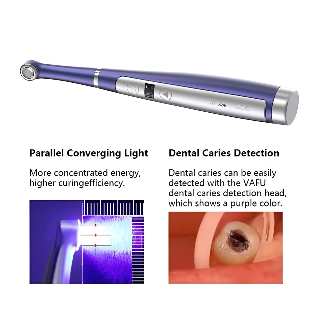 VAFU Dental Cordless LED Curing Light Lamp 1 Second Resin Cure Lamp 3200mW/cm²