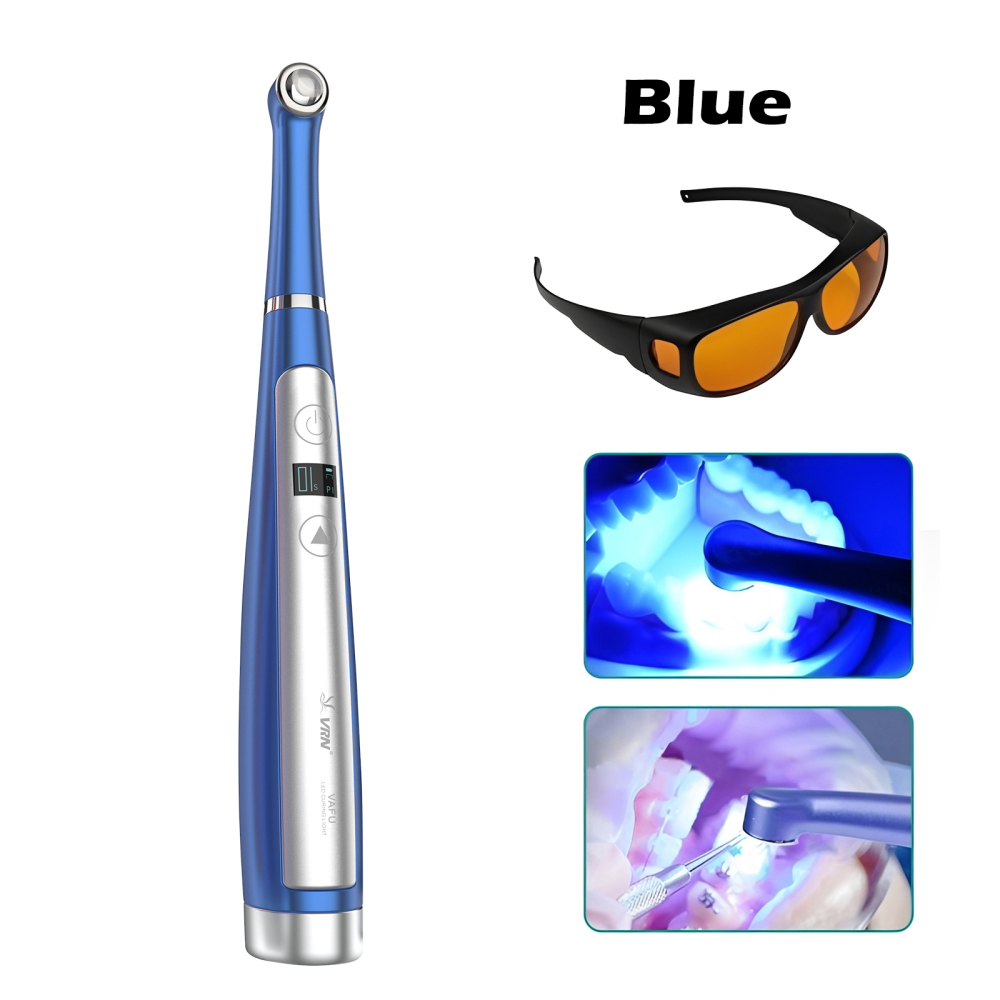 VAFU Dental Cordless LED Curing Light Lamp 1 Second Resin Cure Lamp 3200mW/cm²