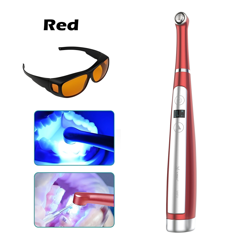 VAFU Dental Cordless LED Curing Light Lamp 1 Second Resin Cure Lamp 3200mW/cm²