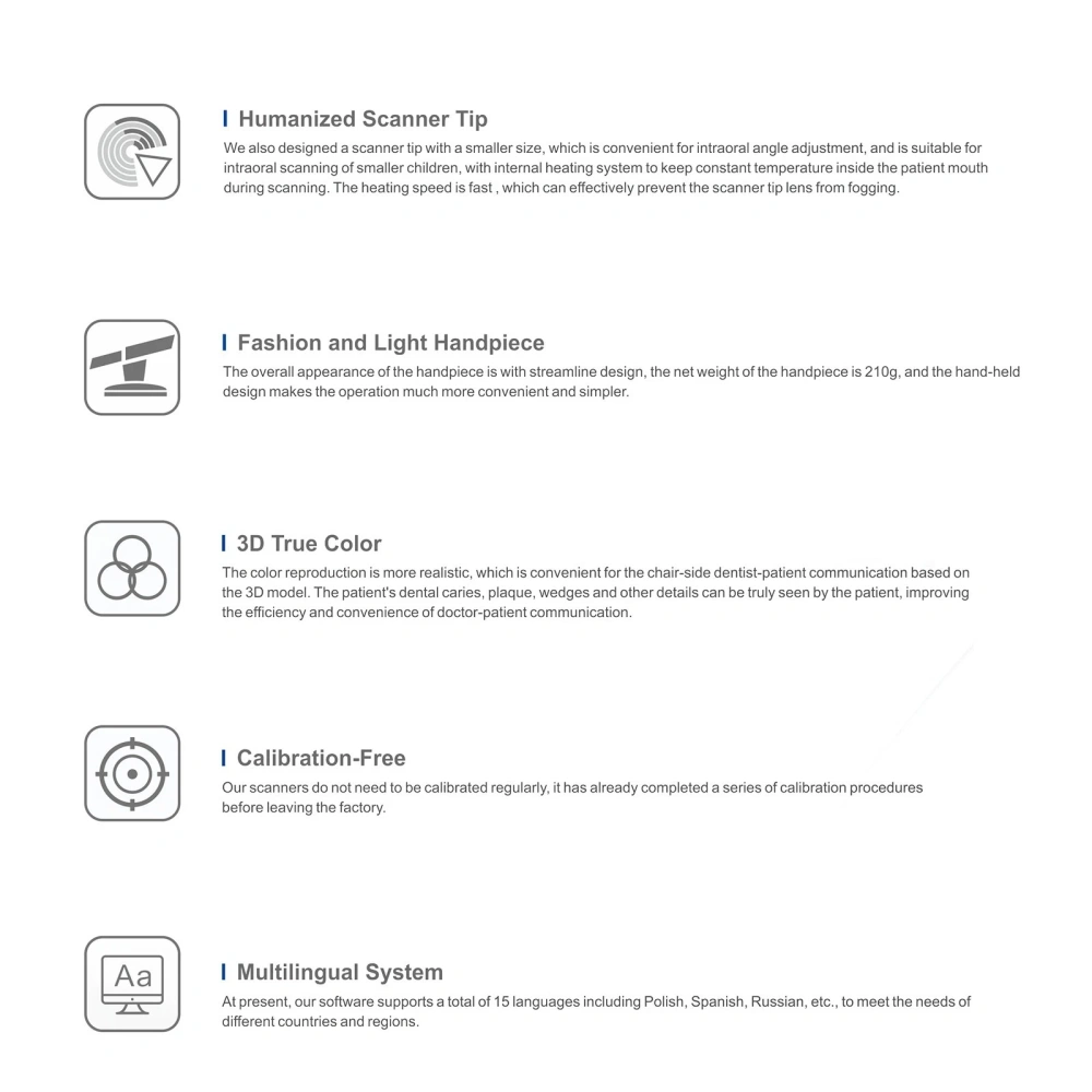 Dental Digital Impression Intra-Oral 3D Scanner