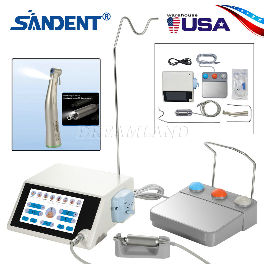 New updated  Brushless Dental LED Implant Motor System with  20:1 Contra Angle Handpiece