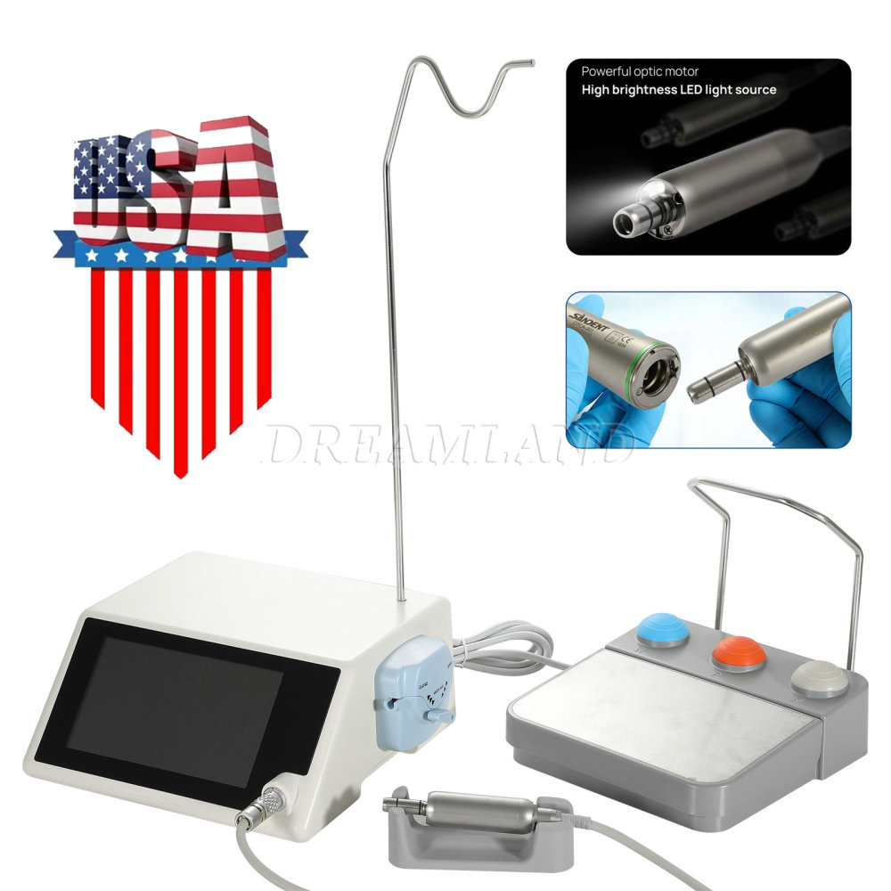 New updated  Brushless Dental LED Implant Motor System with  20:1 Contra Angle Handpiece