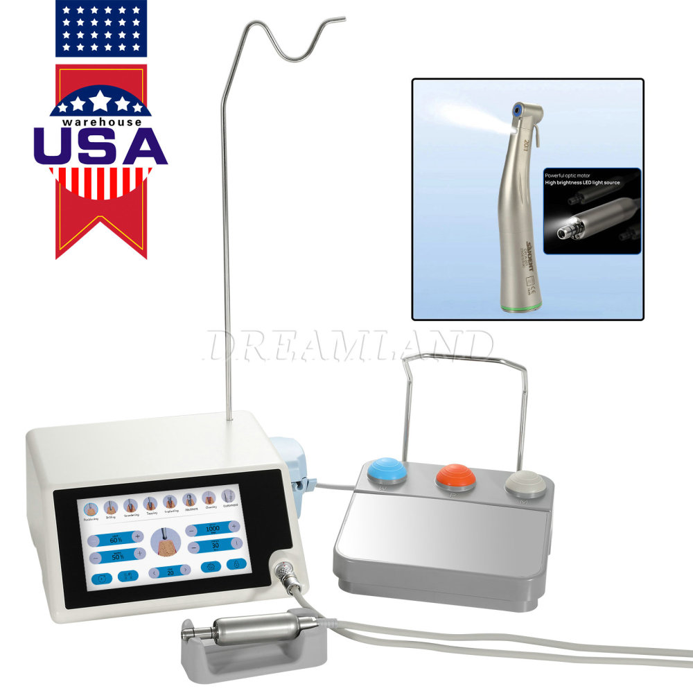 New updated  Brushless Dental LED Implant Motor System with  20:1 Contra Angle Handpiece