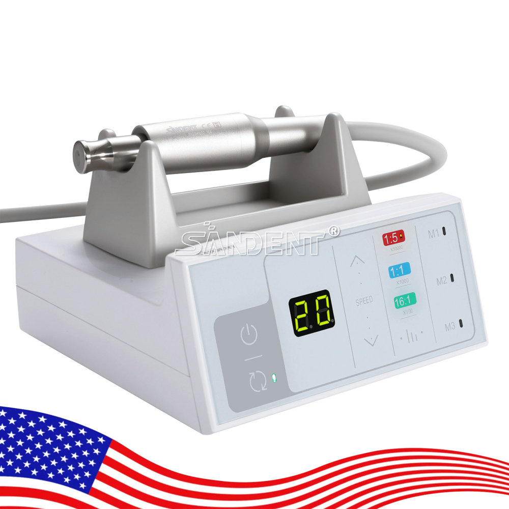 DTA Dental Brushless Electric LED Micro Motor Internal Spray E-type fit 1:5 1:1 handpiece