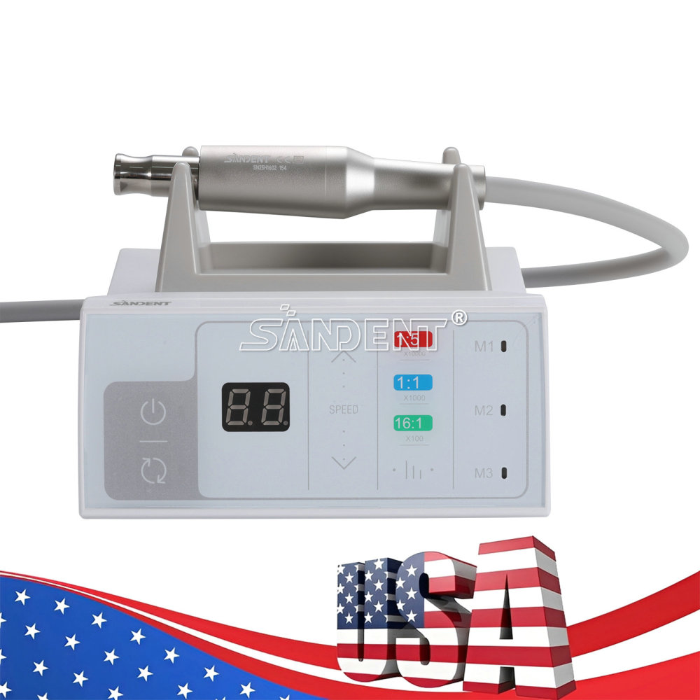 DTA Dental Brushless Electric LED Micro Motor Internal Spray E-type fit 1:5 1:1 handpiece