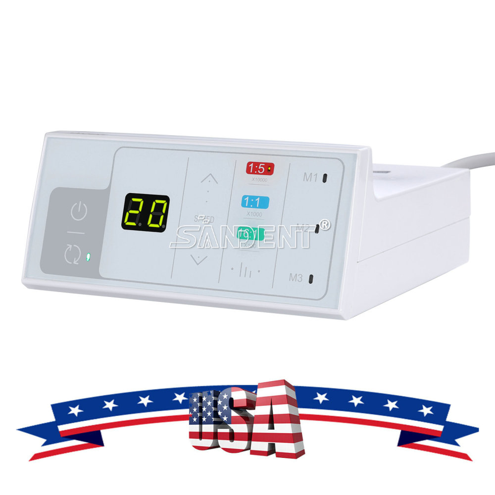 DTA Dental Brushless Electric LED Micro Motor Internal Spray E-type fit 1:5 1:1 handpiece