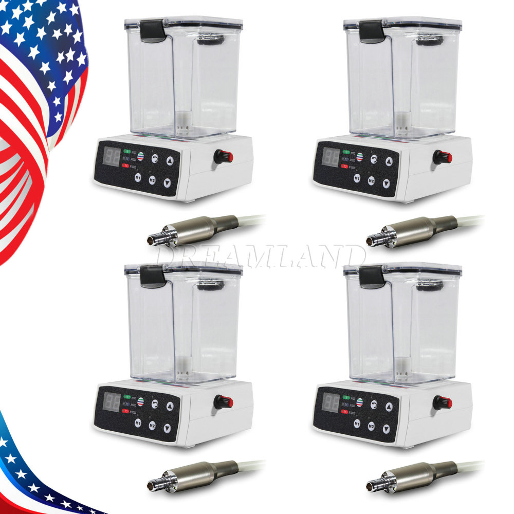 Electric Micro Motor LED Dental Brushless  & Water Tank only for Lab Practice