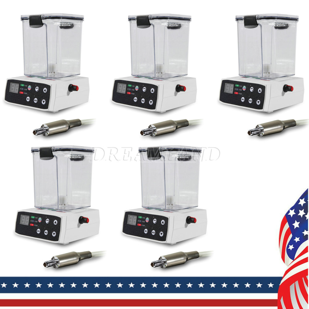 Electric Micro Motor LED Dental Brushless  & Water Tank only for Lab Practice