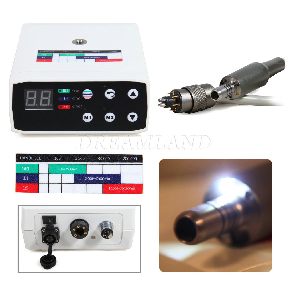 Dental LED Brushless Electric Micro Motor NSK Style 2/4 holes