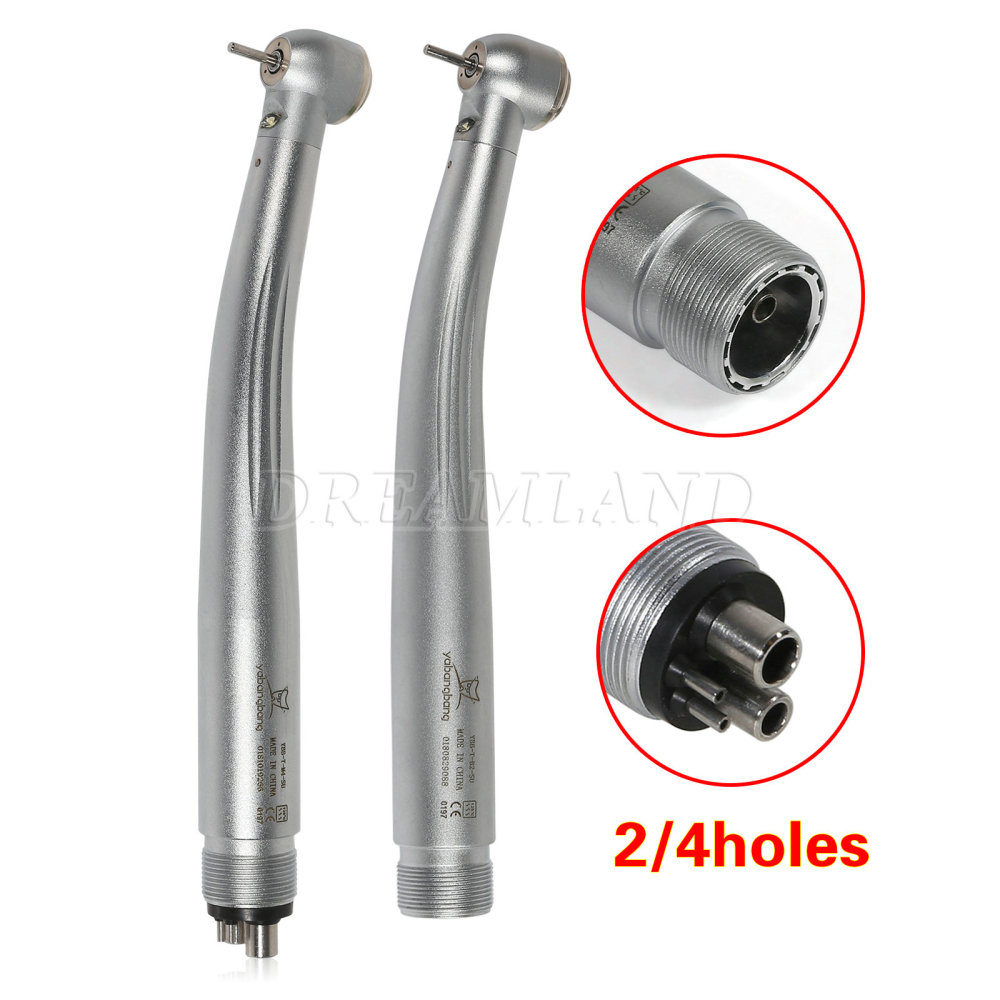 Yabangbang E-generator Dental LED Fiber Optic High Speed Handpiece large head 4 Holes YBM