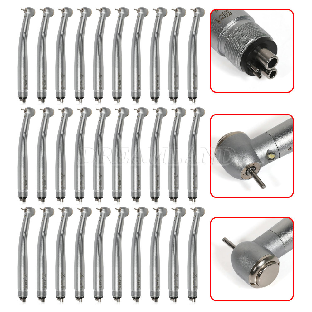 Yabangbang E-generator Dental LED Fiber Optic High Speed Handpiece large head 4 Holes YBM