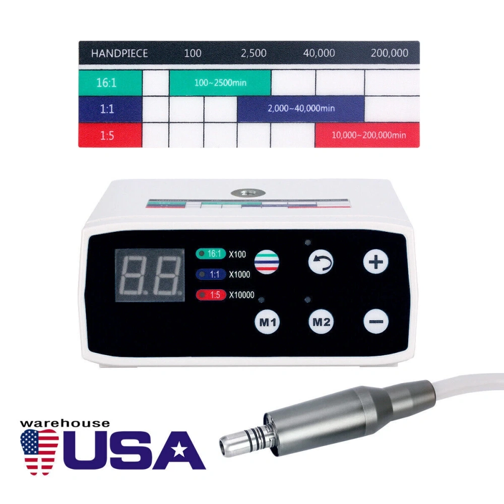 Dental LED Brushless Electric Micro Motor NSK Style 4 holes