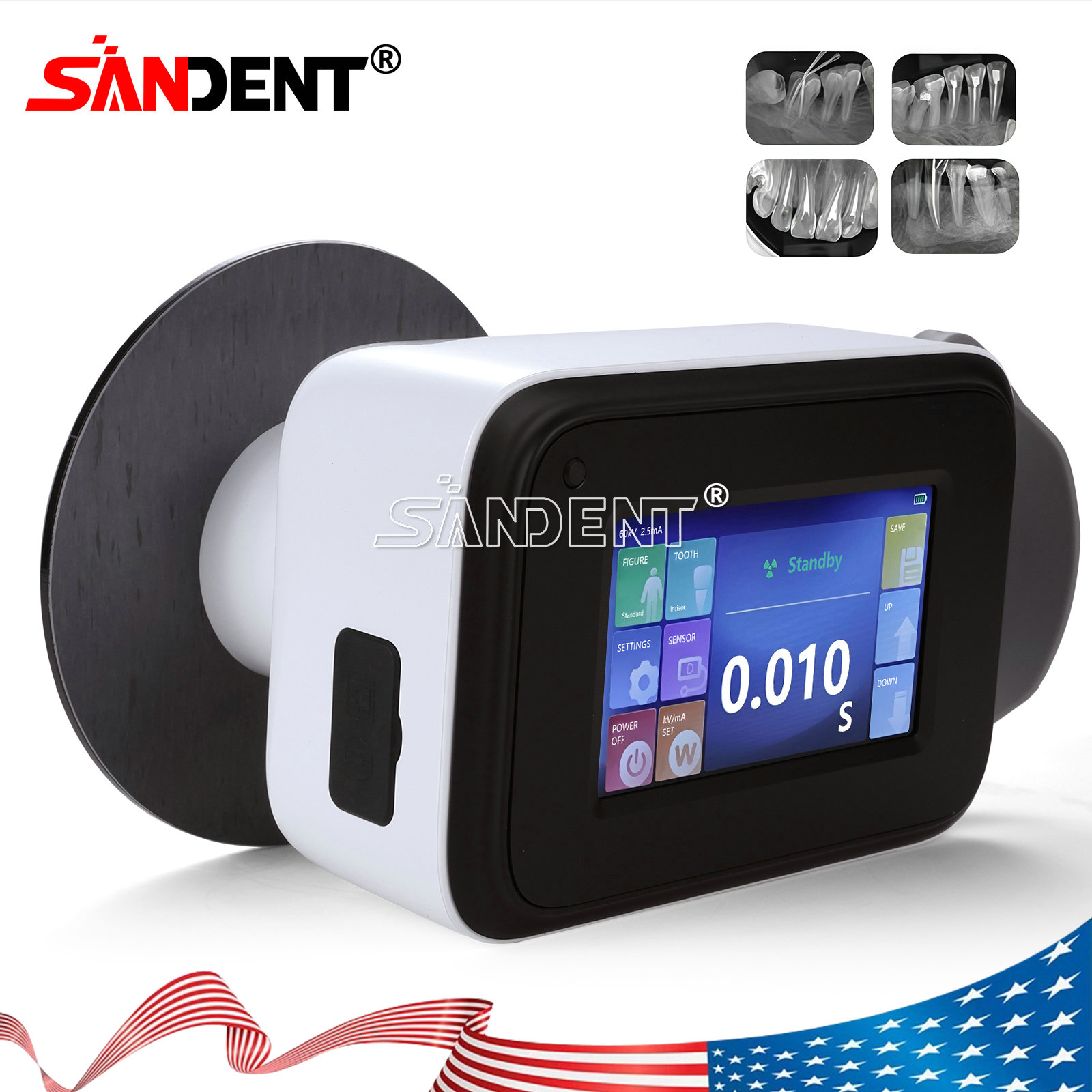 Dental X Portable Digital Machine Rayos with Scatter Shield