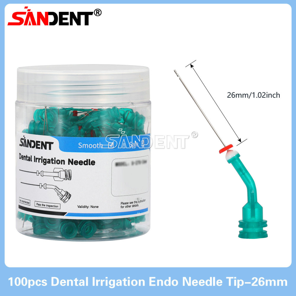Dental Irrigation Endo Needle Tip Elbow Double Side Hole Root Canal Clean Syring