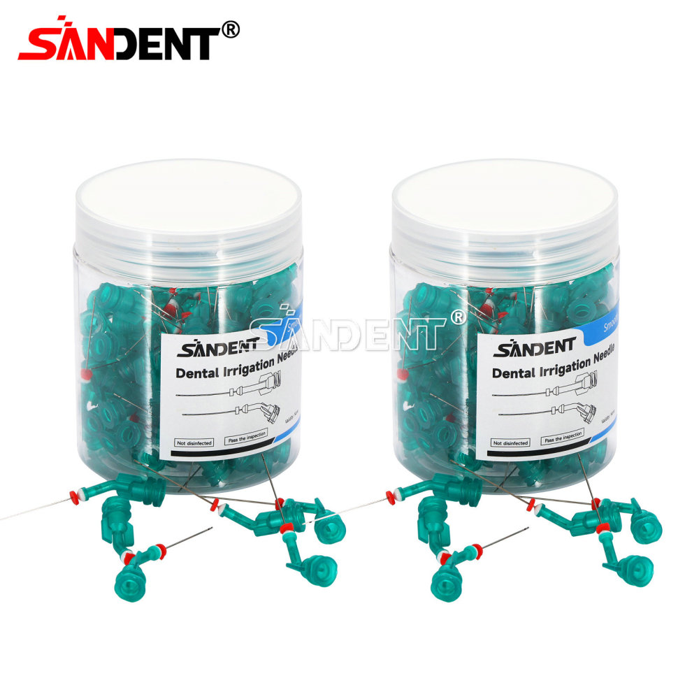 Dental Irrigation Endo Needle Tip Elbow Double Side Hole Root Canal Clean Syring